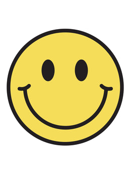 Sunny Buzz Yellow Smiley – Strijktransfers