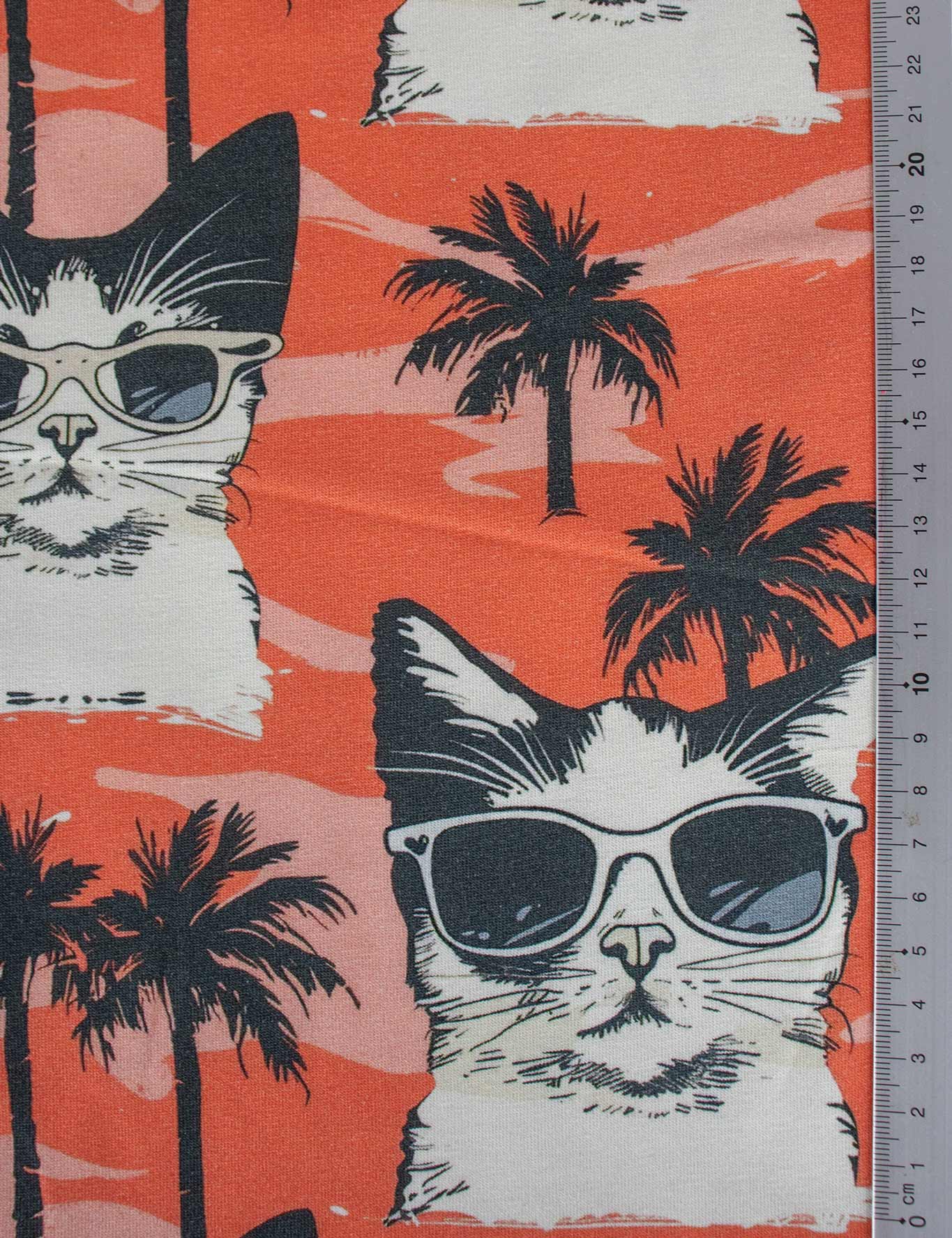 Sunset Cool Cats | Jersey | 170 cm wide
