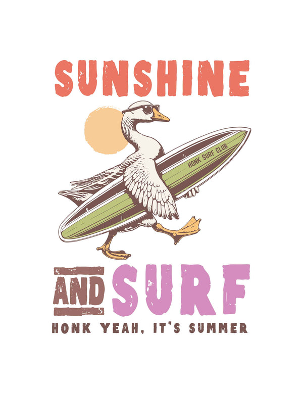Sunshine & Surf – Summer Goose Club – Strijktransfer
