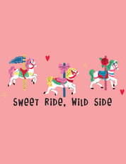 Sweet Ride, Wild Side - Carousel Clash – Strijktransfer