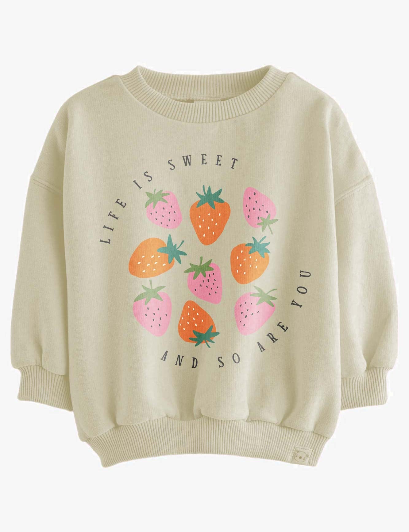 Sweet - Flower – Strijktransfer – op een trui