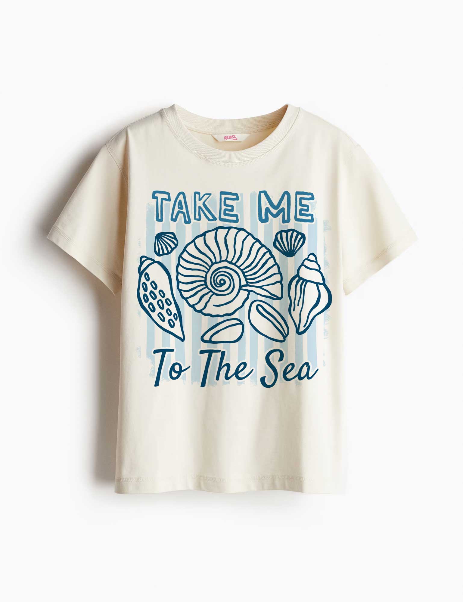 Take Me To The Sea - Saltwater Stories – Strijktransfer – op een T-shirt