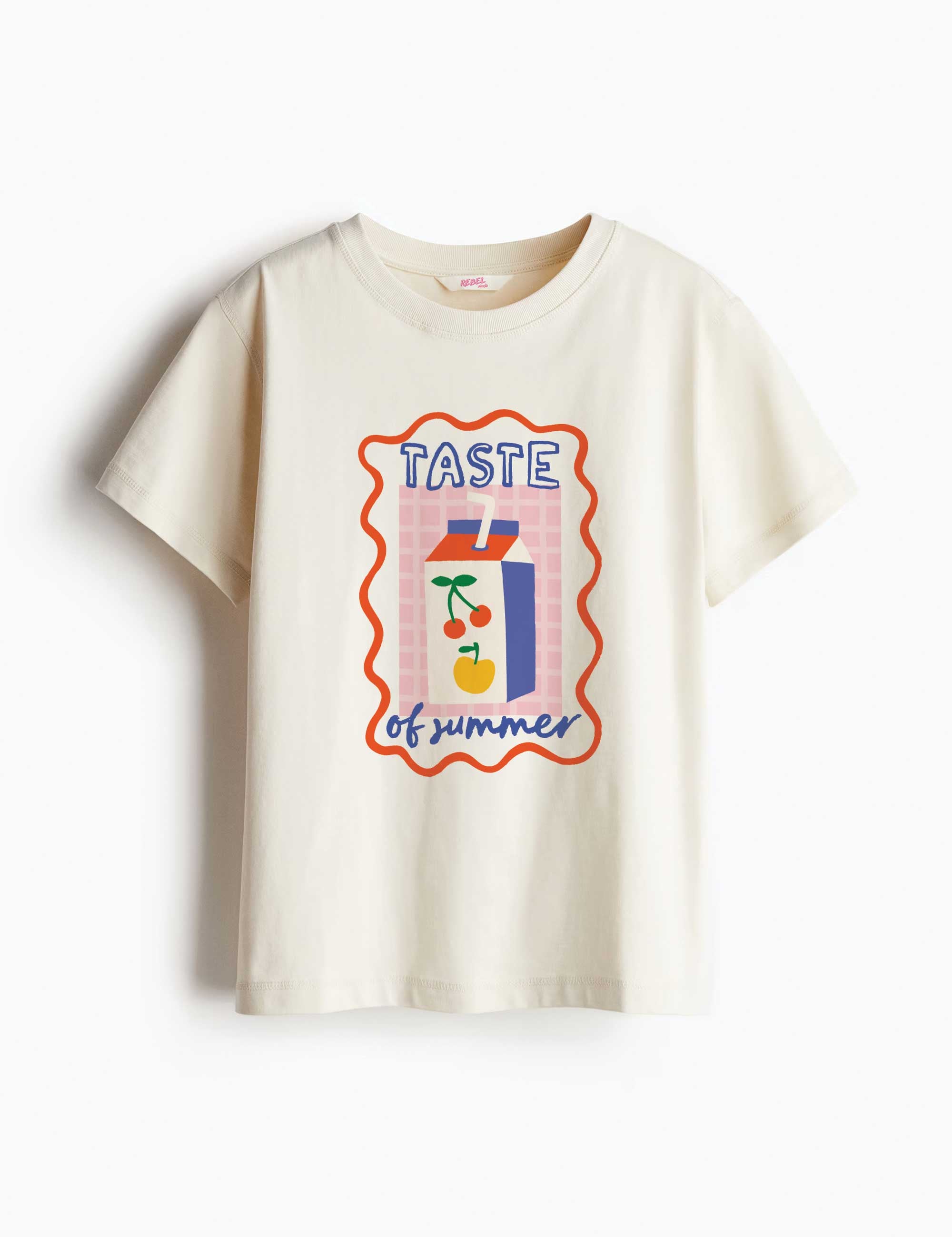 Taste of Summer - Juicy Summer Club – Strijktransfer – op een T-shirt