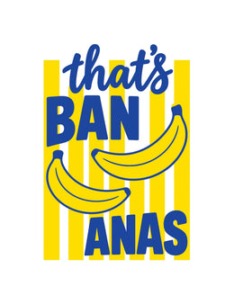 That's Bananas DTF-strijktransfer uit Snack Attack