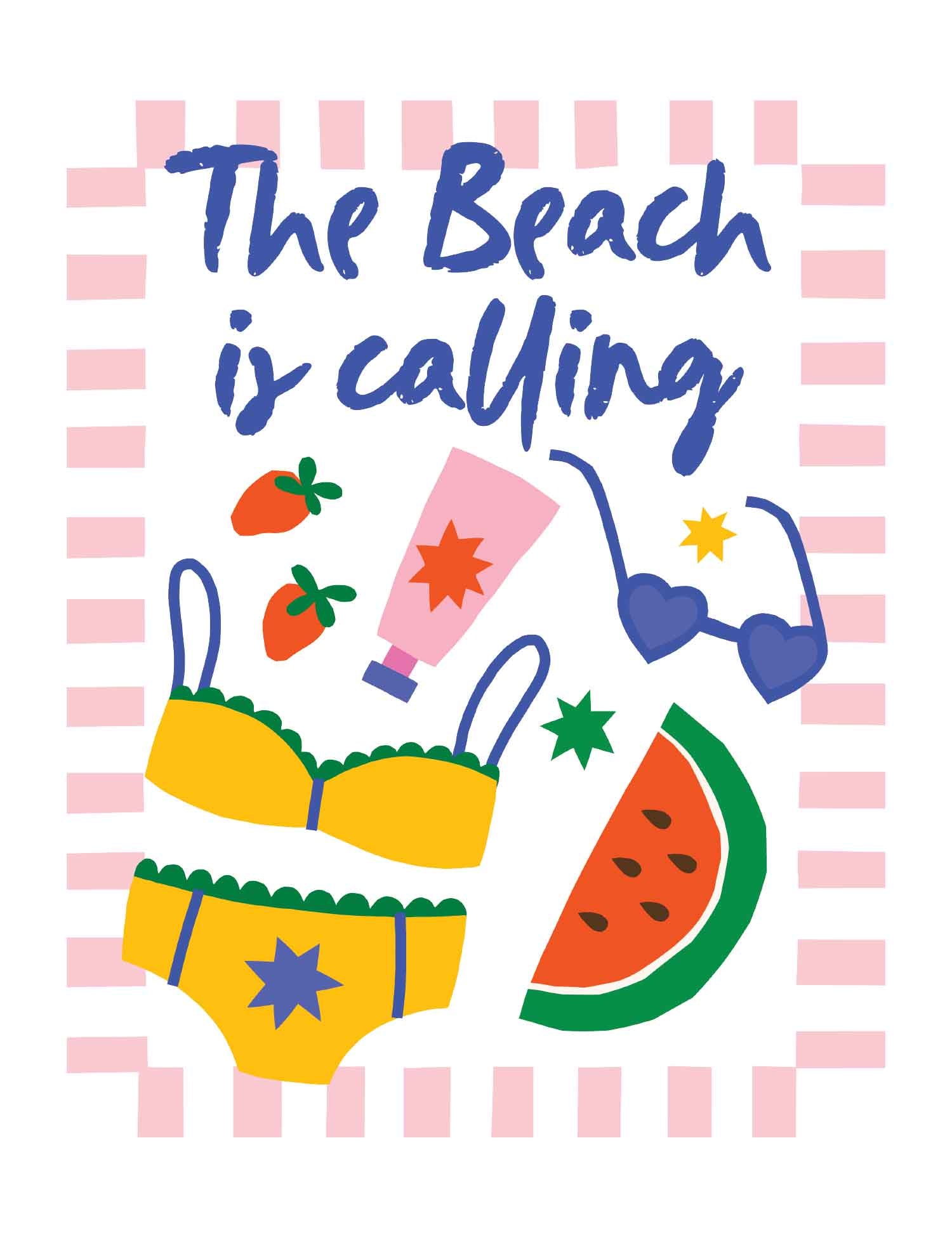 The Beach is Calling - Juicy Summer Club – Strijktransfer – overzicht