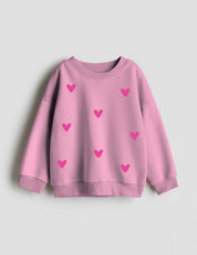 Hearts Pink Punch – All-over transfervel – op een trui