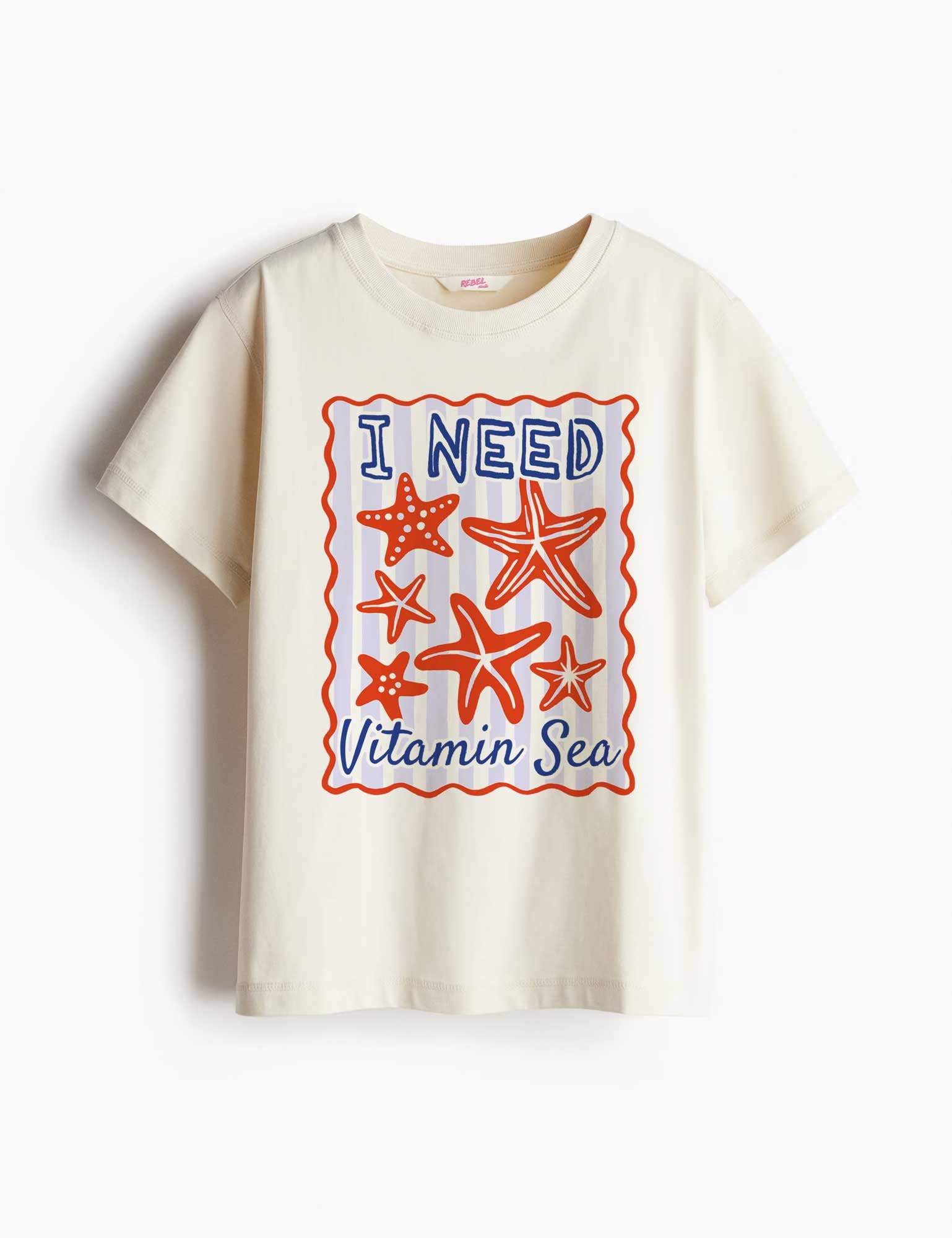 I Need Vitamin Sea - Saltwater Stories – Strijktransfer – op een T-shirt