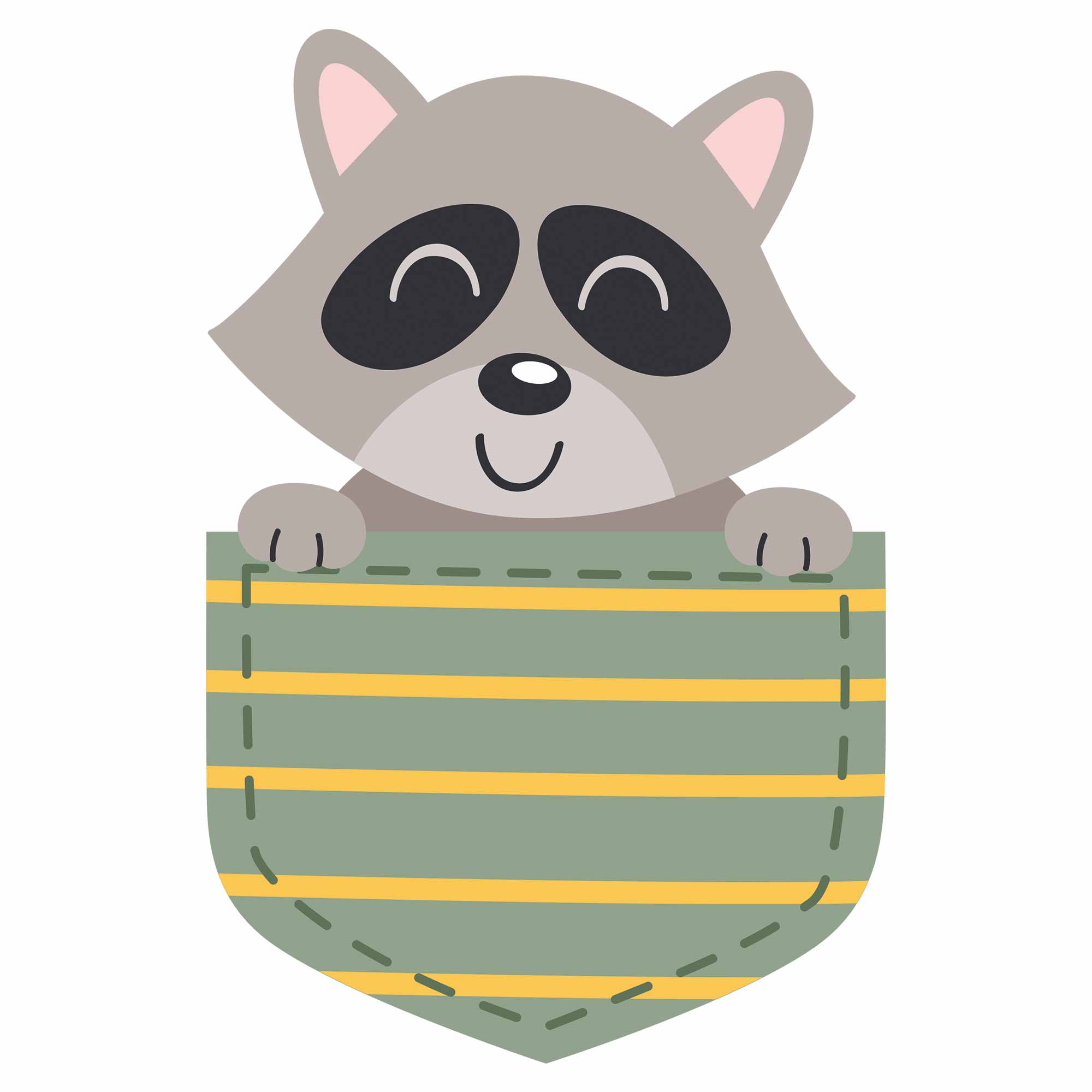 Wasbeer - Pocket Fun – Strijktransfer
