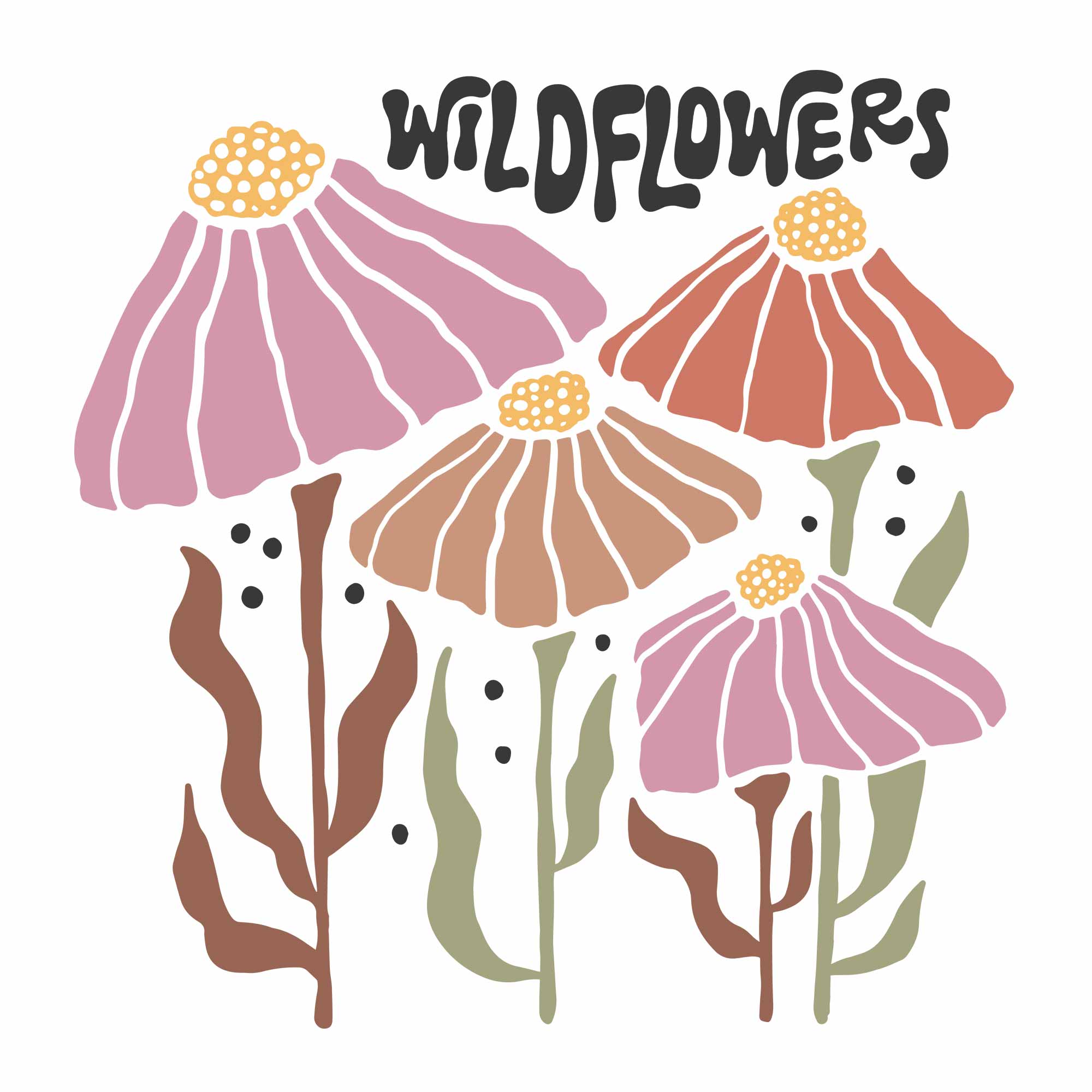 Wildflowers - Boho Fall – Strijktransfer