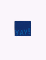 Yay! Blue | Woven sew-in label