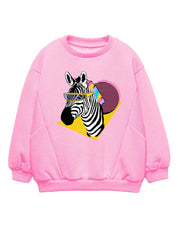 Zebra - 90's Animals – Strijktransfers – op een trui
