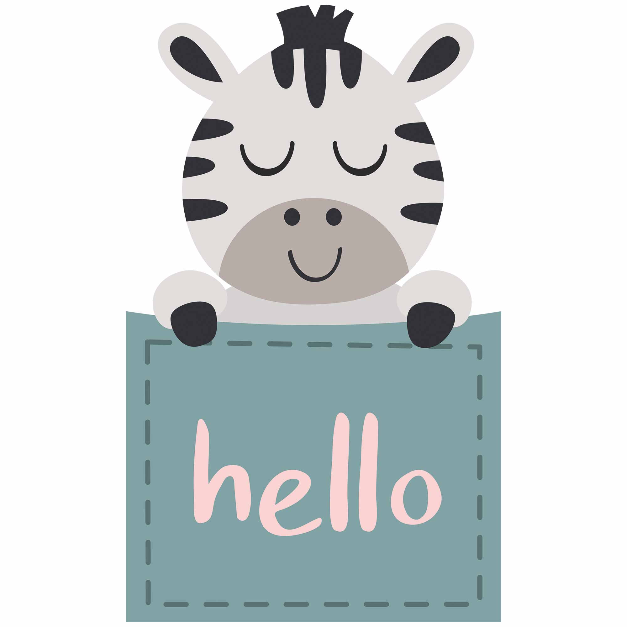 Zebra - Pocket Fun – Strijktransfer