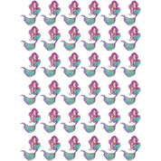 Zeemeermin Pink – All-over transfervel